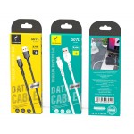 Кабель USB-Lightning SkyDolphin S07L TPE High Elastic Line 2.4A 1m White (USB-000593)