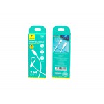 Кабель USB-Lightning SkyDolphin S22L Soft Silicone 2.4A 1m White (USB-000599)