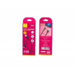 Кабель USB-Lightning SkyDolphin S22L Soft Silicone 2.4A 1m Black (USB-000601)