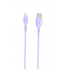 Кабель USB-microUSB SkyDolphin S22V Soft Silicone 2.4A 1m Violet (USB-000606)