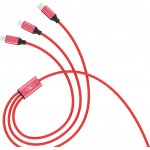 Кабель USB-Lightning-Type-C-MicroUSB SkyDolphin S63E 3в1 2.4A 1.2m Red (USB-000624) Кабель USB-Lightning-Type-C-MicroUSB SkyDolphin S63E 3в1 2.4A 1.2m Red (USB-000624)