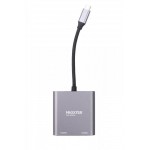 Адаптер Type-C-HDMI Maxxter Grey (V-CM-2HDMI)