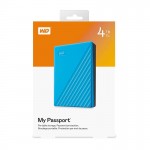 Внешний жесткий диск HDD 2.5" USB 3.2 4TB WD My Passport Blue (WDBPKJ0040BBL-WESN)