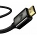 Кабель HDMI-HDMI V2.1 Baseus High Definition (Zinc alloy) (M/M) 1m Black (WKGQ000001)