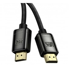Кабель HDMI-HDMI V2.1 Baseus High Definition (Zinc alloy) (M/M) 2m Black (WKGQ000101)