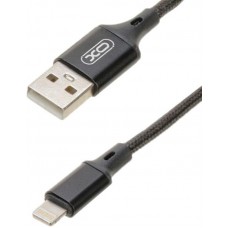 Кабель USB-Lightning XO NB143 2.1A 1m Black (XO-NB143i1-BK)