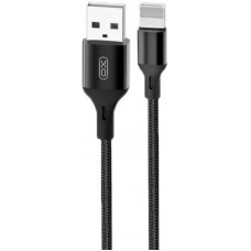 Кабель USB-Lightning XO NB143 2.1A 1m Black (XO-NB143i1-BK)