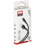 Кабель USB-Type-C XO NB212 2.1A 1m Black (XO-NB212c-BK)