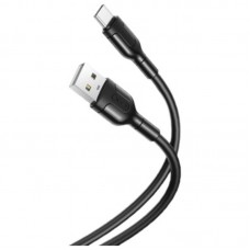 Кабель USB-Type-C XO NB212 2.1A 1m Black (XO-NB212c-BK)