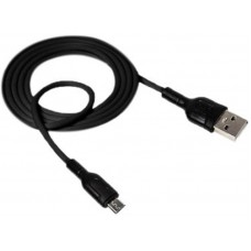 Кабель USB-microUSB XO NB212 2.1A 1m Black (XO-NB212m-BK)