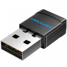 Адаптер Wi-Fi USB Vention Dual Band 2.4GHz/5GHz 150/433 Мбіт/с Black (KDSB0)