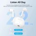 Наушники гарнитура вкладыши Bluetooth 5.3 TWS Vention Elf Earbuds E02 White (NBGW0)