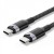 Кабель Type-C-Type-C Vention Alum Allo Nylon-Braided E-Marker Chip PD3.1 240W 5A 480Mbps 1m Black (TRIBF)