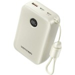 УМБ Vention 20000mAh 22.5W Fast Charging 1USB 2Type-C 3A with built-in Type-C cable Beige УМБ Vention 20000mAh 22.5W Fast Charging 1USB 2Type-C 3A with built-in Type-C cable Beige