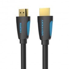 Кабель HDMI-HDMI v.2.0 Vention 4K 60Hz 18Gbps gold-plated 1.5m Black (VAA-M02-B150)