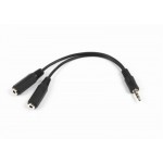 Кабель Audio 3.5мм-3.5мм 0.1m Cablexpert Black