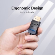 Кабель DisplayPort-VGA v.1.2 Vention 1080P 60Hz gold-plated 2m Black (HBL-B)