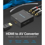 Конвертер Vention AV 3RCA-HDMI v1.4 1080p Black (AEFB0) Конвертер Vention AV 3RCA-HDMI v1.4 1080p Black (AEFB0)