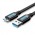 Кабель USB-MicroUSB-B 3.0 Vention PVC Round nickel-plated 5Gbps 2m Black (COPBH)