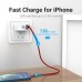 Кабель USB-Lightning Vention TPE Nylon MFi C89 2.4A 480Mbps nickel-plated 1m Red (LABRF)