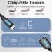 Адаптер USB-MicroUSB OTG 2.0 Vention PVC Round 2A 480Mbps nickel-plated 0.15m Black (CCUBB)