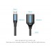 Адаптер USB-MicroUSB OTG 2.0 Vention PVC Round 2A 480Mbps nickel-plated 0.15m Black (CCUBB)