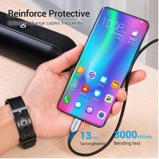 Кабель USB-Type-C Vention TPE Nylon 5A 480Mbps nickel-plated 0.25m Grey (COFHC)