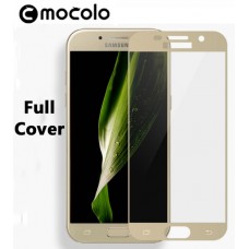 Защитное стекло Mocolo Full сover для Samsung Galaxy A3 2017 A320 Gold