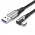 Кабель USB-Type-C Vention TPE Nylon 90° Degree 5A 480Mbps nickel-plated 2m Grey (COGHH)