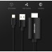 Адаптер HDMI-USB-Lightning MHL Vention v.1.4 Apple 3m Black (CEJBI)