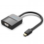 Адаптер Type-C-VGA Vention 1080P 60Hz gold-plated 0.15m Black (TDDBB) Адаптер Type-C-VGA Vention 1080P 60Hz gold-plated 0.15m Black (TDDBB)