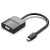 Адаптер Type-C-VGA Vention 1080P 60Hz gold-plated 0.15m Black (TDDBB)