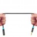 Удлинитель Audio Aux 3.5мм-3.5мм M/F Vention gold-plated 2m Black (VAB-B06-B200-M)