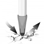 Чехол TPU Goojodoq Hybrid Ear для стилуса Apple Pencil 2 Red