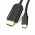Кабель Type-C-HDMI Thunderbolt 3 v.1.4 Vention 4K 30Hz 2K 30Hz 2m Black (CGUBF)