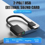 Звуковая карта USB Vention Audio Earphone Microphone Black (CDYB0) Звуковая карта USB Vention Audio Earphone Microphone Black (CDYB0)