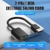 Звуковая карта USB Vention Audio Earphone Microphone Black (CDYB0)