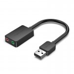 Звуковая карта USB Vention Audio Earphone Microphone Black (CDYB0) Звуковая карта USB Vention Audio Earphone Microphone Black (CDYB0)