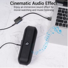 Звуковая карта USB Vention Audio Earphone Microphone Black (CDYB0)