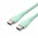 Кабель Type-C-Type-C Vention TPU PD 100W QC 4.0 5A 480мbps 1m Green (TAWGF)