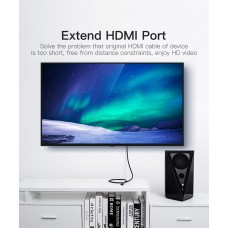 Удлинитель HDMI-HDMI v.2.0 Vention F/M PVC Shell 4K 60Hz 18Gbps gold-plated 2m Black (VAA-B06-B200)