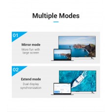 Кабель HDMI-HDMI v.2.0 Vention Ultra Thin Alloy Shell 4K 60Hz 18Gbps gold-plated 1m Black (AATBF)
