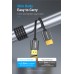 Кабель HDMI-HDMI v.2.0 Vention Ultra Thin Alloy Shell 4K 60Hz 18Gbps gold-plated 1m Black (AATBF)