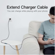 Удлинитель USB-USB 3.0 Vention F/M Flexible Round 5Gbps 0.5m Black (VAS-A45-B050)