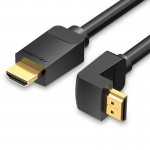 Кабель HDMI-HDMI v.2.0 Vention 4K 60Hz 18Gbps 30AWG 270 HDR Video gold-plated 3m Black (AAQ-D)