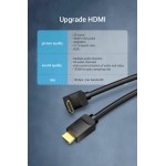 Кабель HDMI-HDMI v.2.0 Vention 4K 60Hz 18Gbps 30AWG 270 HDR Video gold-plated 3m Black (AAQ-D)