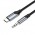 Кабель Audio Type-C-3.5мм Vention nickel-plated 1.5m Black (BGKHG)