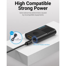 Усилитель сигнала HDMI-HDMI Vention F/F 4K 60Hz 18Gbps (до 60м) gold-plated Black (AIEB0)