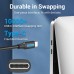 Кабель Type-C-Type-C Vention TPE Round PD 60W 3A 480Mbps 1m Black (COSBF)