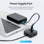 USB HUB Vention USB-USB 4USB 3.0 0.5m Black (CHBBD)